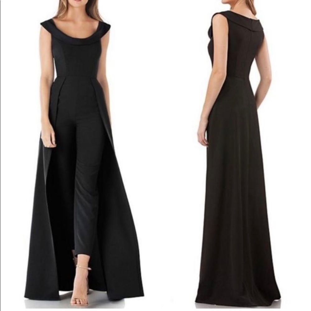 Kay Unger Cape Jumpsuit